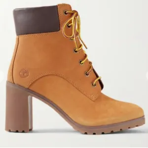 NEW TIMBERLAND Allington 6'' Womens Lace Up Heeled Boots SZ 8.5