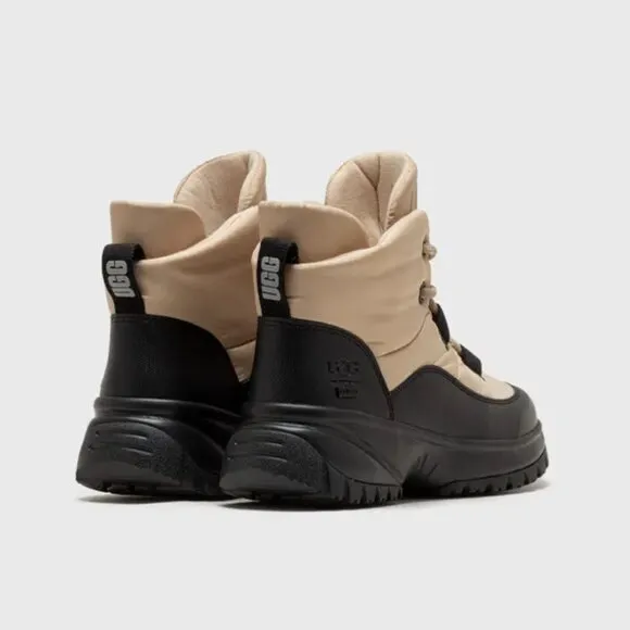 NEW UGG Waterproof Yose Puffer Lace Up Boots Mustard Seed for women 763mn