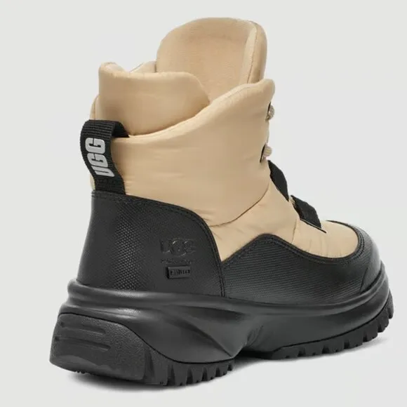NEW UGG Waterproof Yose Puffer Lace Up Boots Mustard Seed for women 763mn