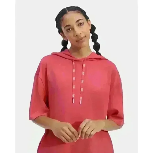 NEW! UGG Women's L Kassey Hooded T Shirt Dress