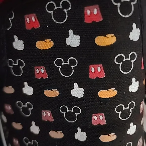 New Unisex Mickey Mouse Print Slip On Shoes Mens Size 11