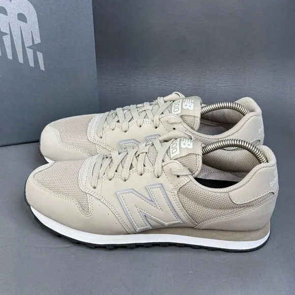New Balance 500 sneakers beige athletic sneaker trainer shoes men’s size 8