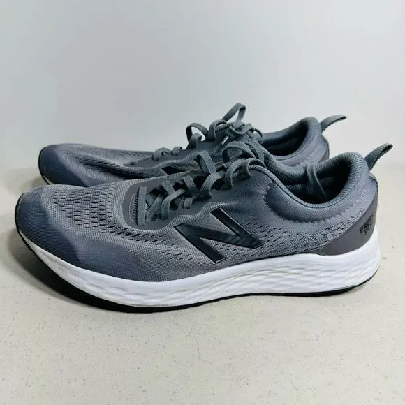 New Balance Mens Fresh Foam Arishi V3 MARISLG3 Gray Running Shoes Sneakers Sz 12