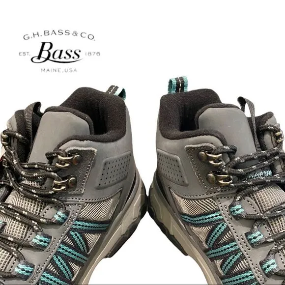 NEW G.H. Bass &amp; Co. Women's Water Resistant Peak Grey Hiker 2 Mid Boots