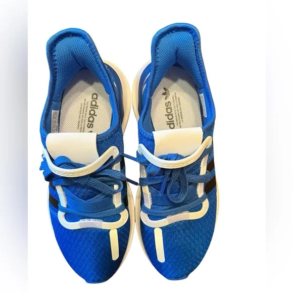 NIB Adidas Blue/White/Black U Path Run J Athletic Sneakers Boys Size 6