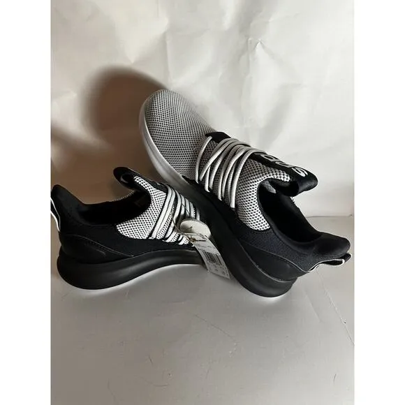 NIB Adidas Lite Racer Adapt 7.0 Black/White Men's Shoes Athletic Cloud Foam Sz 8