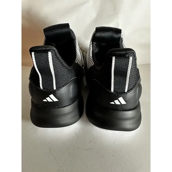 NIB Adidas Lite Racer Adapt 7.0 Black/White Men's Shoes Athletic Cloud Foam Sz 8