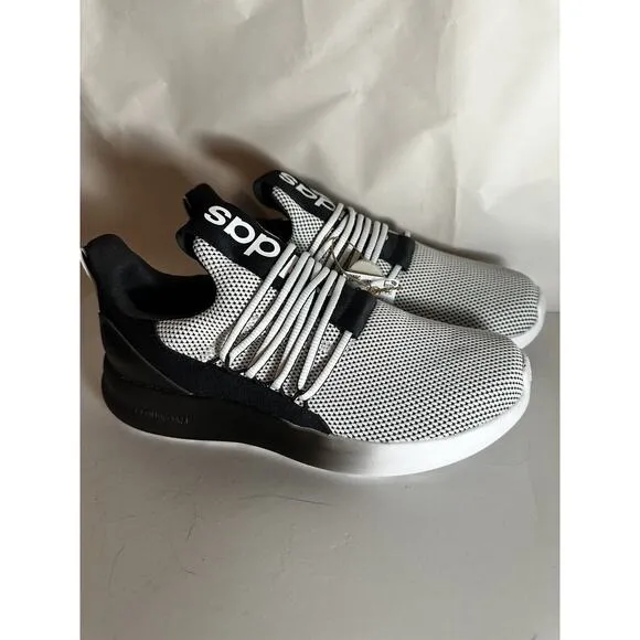 NIB Adidas Lite Racer Adapt 7.0 Black/White Men's Shoes Athletic Cloud Foam Sz 8