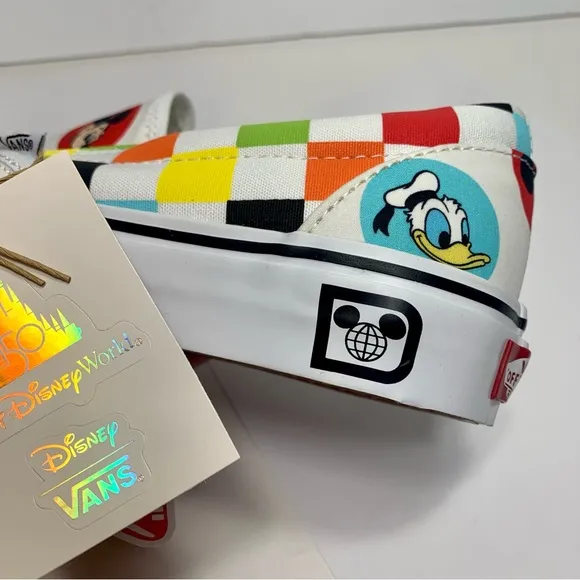 NIB. Disney Vans Sneakers. Adult Size 10. new with tag in box