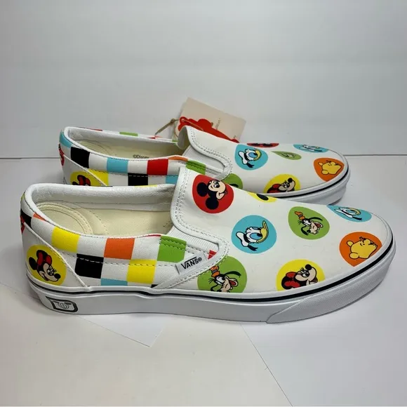 NIB. Disney Vans Sneakers. Adult Size 10. new with tag in box