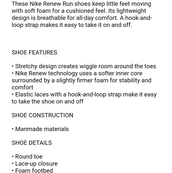 NIB Kids Nike Sneakers