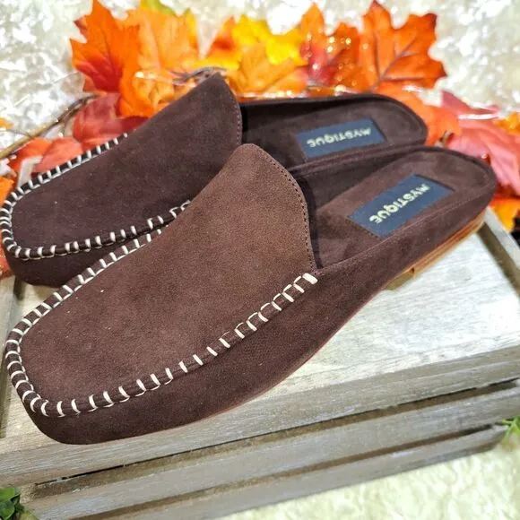 NIB Mystique Leather Slip On Shoes EACH SHOE IS HANDMADE various sizes