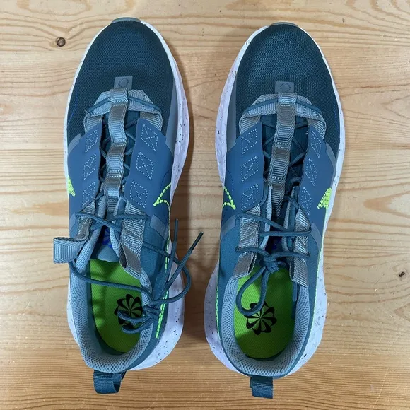 NIB Nike Men's Crater Impact SE Shoes# DJ6308 002Size Men’s 12green/grey