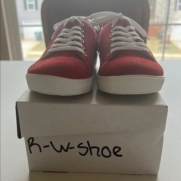 NIB Romika Womens 6.5 US Red Sneakers Suede Leather EU 37