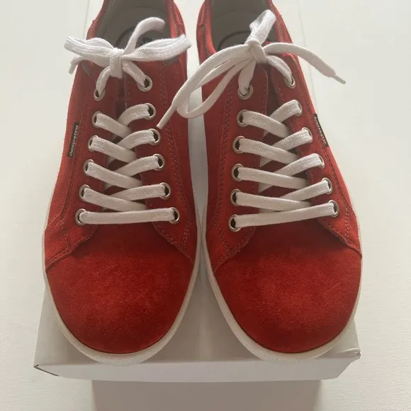 NIB Romika Womens 6.5 US Red Sneakers Suede Leather EU 37