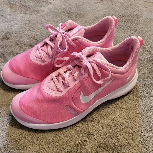 Nike 6Y/Women's 8 Flex Experience Pink Sneakers Running Shoes