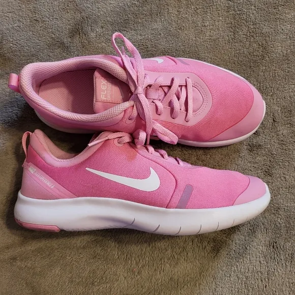Nike 6Y/Women's 8 Flex Experience Pink Sneakers Running Shoes
