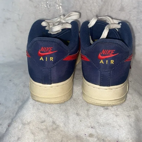 Nike 7Y Air Force 1 Low LV8 Independence Day Red White Blue Youth 820438…