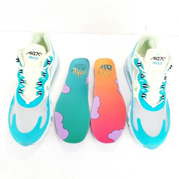 NIKE AIR 270 REACT HYPER JADE MENS RUNNING SHOES