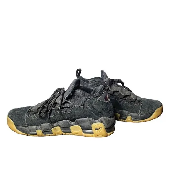 Nike Air Boy's More Money Shoes GS Sneakers AQ9359 001 Black Gum Size 5