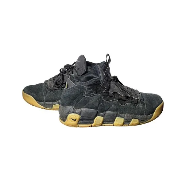 Nike Air Boy's More Money Shoes GS Sneakers AQ9359 001 Black Gum Size 5