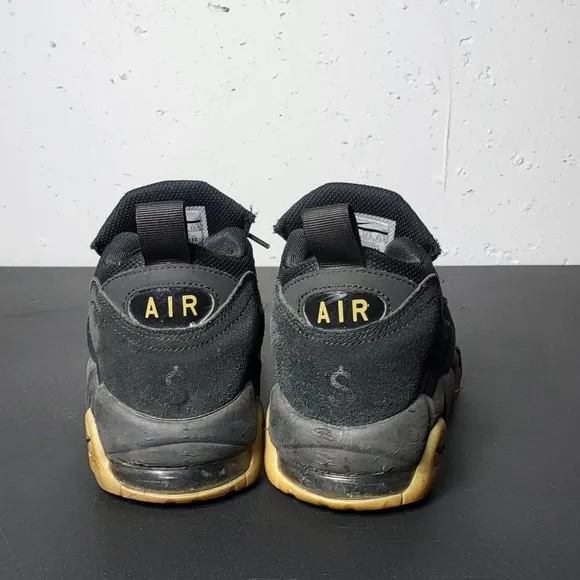 Nike Air Boy's More Money Shoes GS Sneakers AQ9359 001 Black Gum Size 5