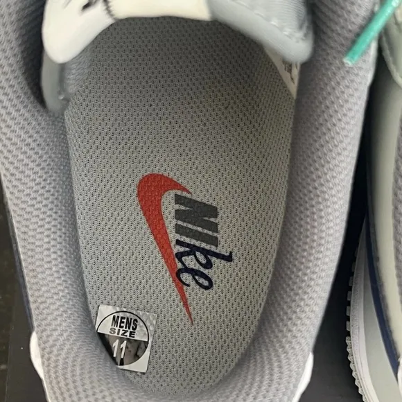 Nike Air Force 1 '07 LV8 'Split - Light Silver Deep Royal'  Size 11M