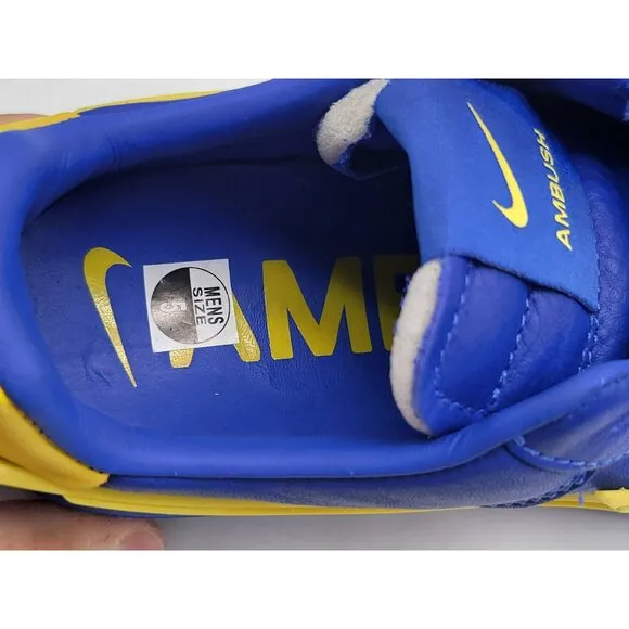 Nike Air Force 1 Low SP AMBUSH Game Royal Blue/Yellow DV3464-400 Men Size 5