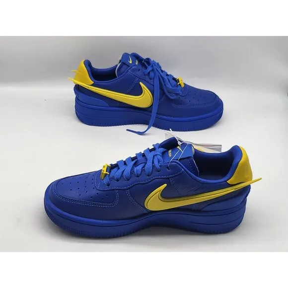Nike Air Force 1 Low SP AMBUSH Game Royal Blue/Yellow DV3464-400 Men Size 5