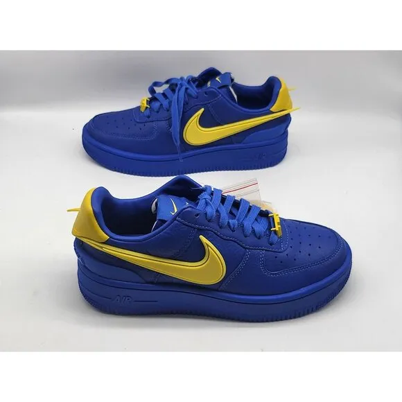 Nike Air Force 1 Low SP AMBUSH Game Royal Blue/Yellow DV3464-400 Men Size 5