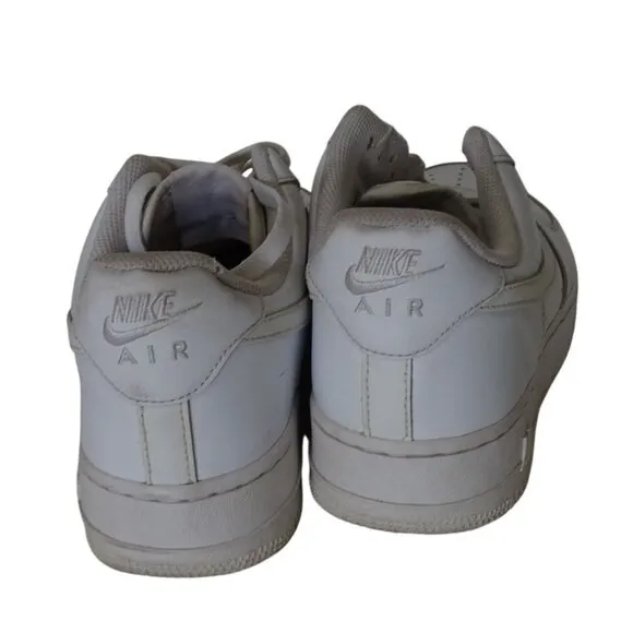 Nike Air Force 1 Low White Sneakers Women Size 11 Casual Shoes DD8959 100
