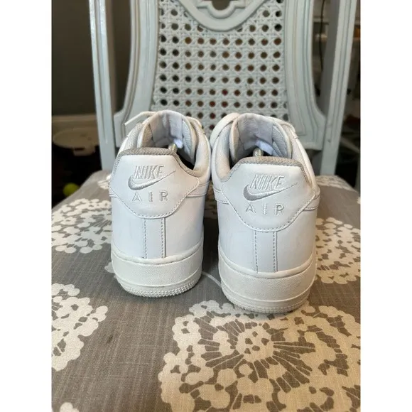 Nike Air Force 1 Men's Size 12 White Casual Shoes- CW2288-111