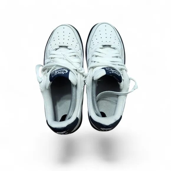 Nike Air Force White Obsidian Running Sneakers Kid's Size 5 Youth