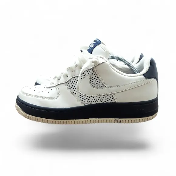 Nike Air Force White Obsidian Running Sneakers Kid's Size 5 Youth