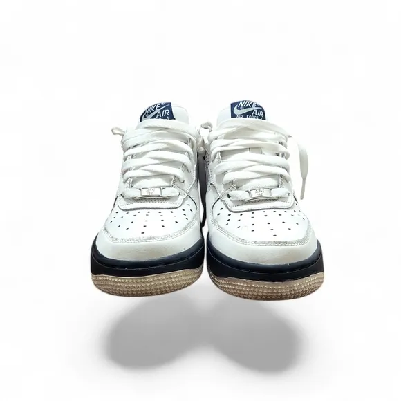 Nike Air Force White Obsidian Running Sneakers Kid's Size 5 Youth
