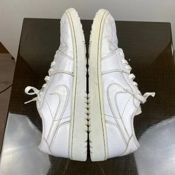 Nike Air Jordan 1 Low G Crocodile Golf Shoes Sneakers Men's 12