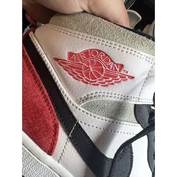 Nike Air Jordan 1 Mid SE Red Black Toe Men's‎ Basketball Shoes Sneakers Size 9.5