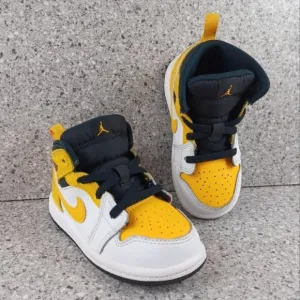 Nike Air Jordan 1 Mid Sneakers Kids Shoes 7C
