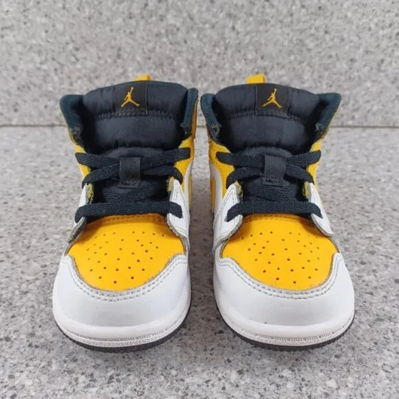 Nike Air Jordan 1 Mid Sneakers Kids Shoes 7C