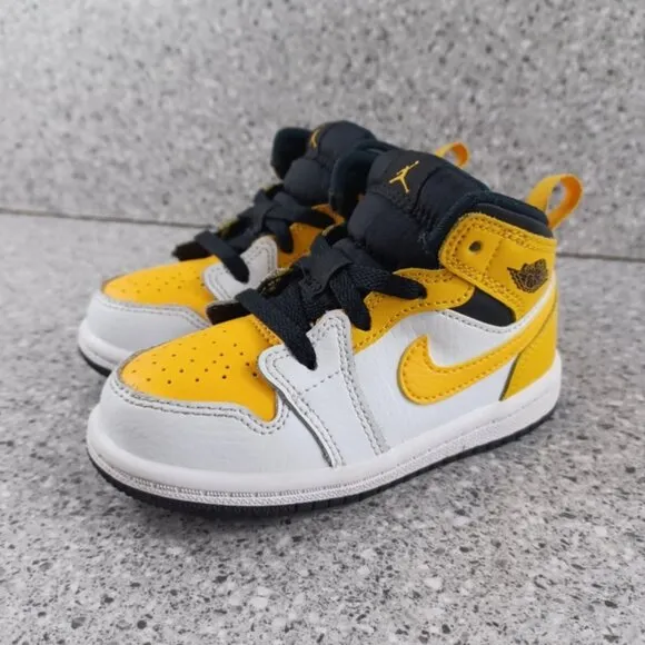 Nike Air Jordan 1 Mid Sneakers Kids Shoes 7C