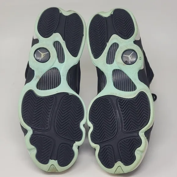 Nike Air Jordan 13 Retro Black Mint Foam GS439358-015 Youth Size 6Y Pre-owned