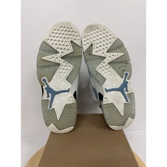 Nike Air Jordan 6 CT8529-410 Blue White UNC Basketball Shoes Sneakers Mens Sz 9