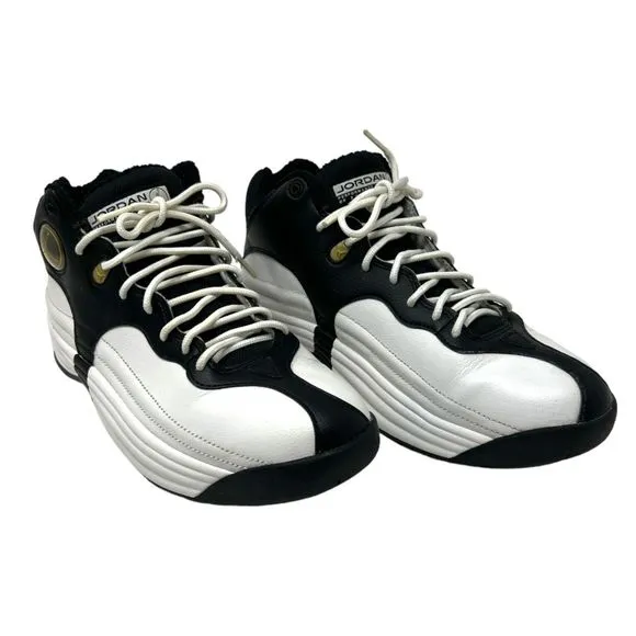 Nike Air Jordan Jumpan Team 1 sneakers 9 mens basketball mid white black shoes