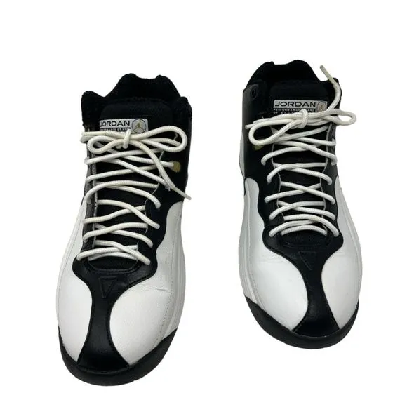 Nike Air Jordan Jumpan Team 1 sneakers 9 mens basketball mid white black shoes
