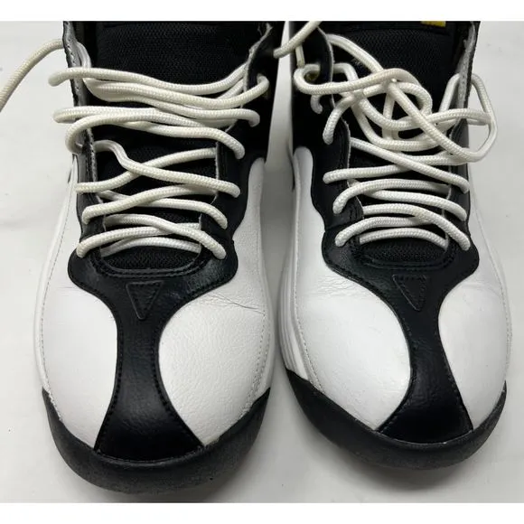 Nike Air Jordan Jumpan Team 1 sneakers 9 mens basketball mid white black shoes