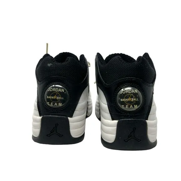 Nike Air Jordan Jumpan Team 1 sneakers 9 mens basketball mid white black shoes