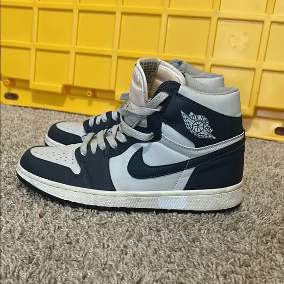 Nike Air Jordan Men's Black and Gray Sneakers