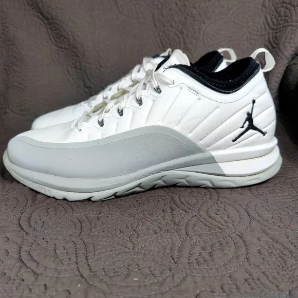 Nike Air Jordan Trainer Prime White Wolf Grey Basketball Sneaker Mens Shoe Sz 10