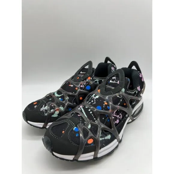 Nike Air Kukini Paint Splatter DV1894-001 Black Running Sneakers Men's Size 9