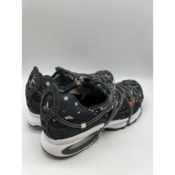 Nike Air Kukini Paint Splatter DV1894-001 Black Running Sneakers Men's Sz 10.5🛒